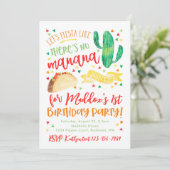 フィエスタ誕生日招待状 |フィエスタパーティー 招待状 (スタンド正面)