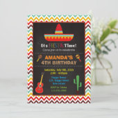 フィエスタ誕生日招待状 招待状 (スタンド正面)