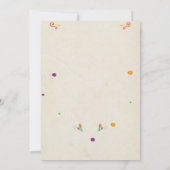 フィエスタ誕生日招待状 招待状 (裏面)