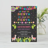 フィエスタ誕生日招待状 招待状 (スタンド正面)