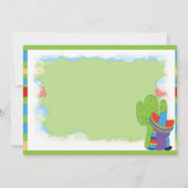 フィエスタ誕生日招待状 招待状 (裏面)