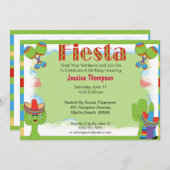 フィエスタ誕生日招待状 招待状 (正面/裏面)