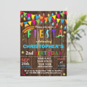 フィエスタ誕生日招待状 招待状 (スタンド正面)