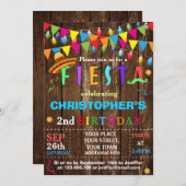 フィエスタ誕生日招待状 招待状 (正面/裏面)
