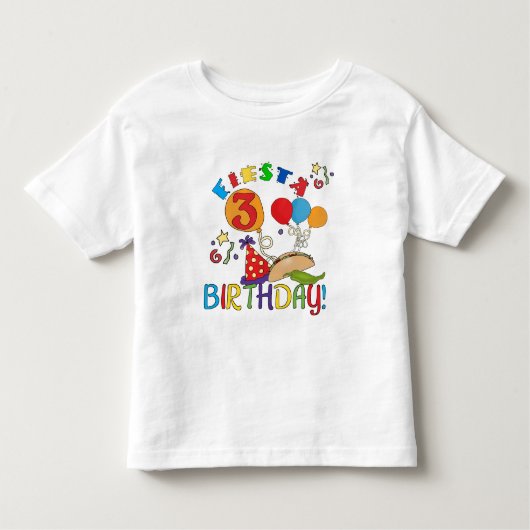 フィエスタ誕生日Tシャツとギフト トドラーTシャツ (正面)