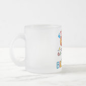 フィエスタ誕生日Tシャツとギフト フロストグラスマグカップ (左)