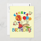 フィエスタ誕生日Tシャツとギフト ポストカード (正面/裏面)