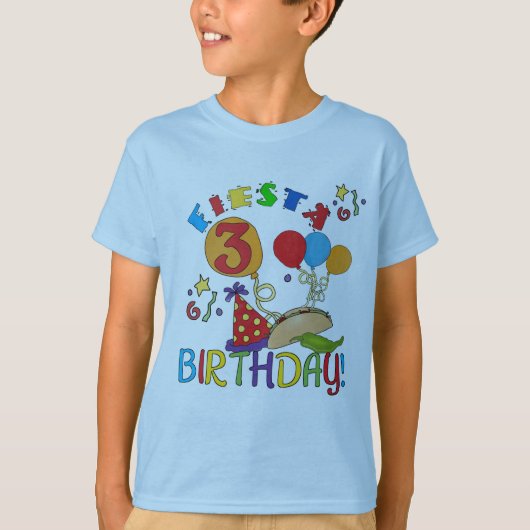 フィエスタ誕生日Tシャツとギフト Tシャツ (正面)