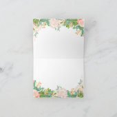 フィエスタ赤面フローラ多肉性サンキューカード カード (内部)