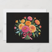 フィエスタ鮮やかブーケリハーサルディナー 招待状 (裏面)