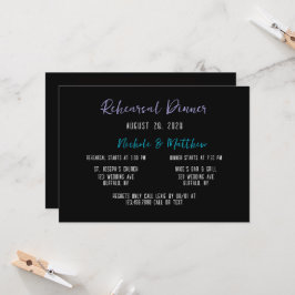 フィエスタ鮮やかブーケリハーサルディナー 招待状