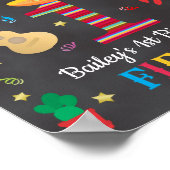 フィエスタ1stバースデーシャルボードウェルカムサイン ポスター (角)