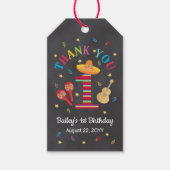 フィエスタ1stバースデーシャルボード ギフトタグ (正面)