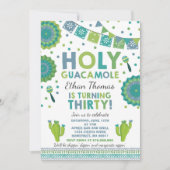 フィエスタ30th誕生日招待状ホーリーグアカモール30 招待状 (正面)