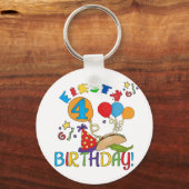 フィエスタ4th誕生日Tシャツとプレゼント キーホルダー (正面)