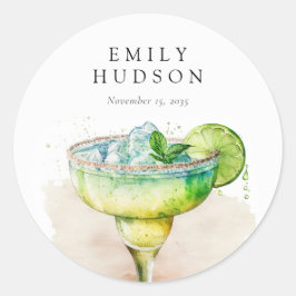 フィエスタ ウォーターカラー ブライダルシャワー ラウンドシール