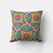 フィエスタ・オブ・カラーズ！マンダラデザイン クッション (裏面)