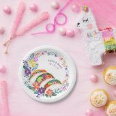 フィエスタ カクティ フォークアート フラワーズ カスタム ペーパープレート (パーティー)