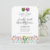 フィエスタ カップル シャワーズ フォーク アート フラワーズ 招待状 (スタンド正面)