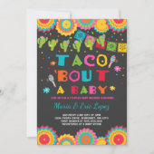 フィエスタ カップル ベビーシャワー 招待状 男女共用 シャワー (正面)