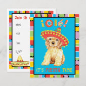 フィエスタ コッカー スパニエル 招待状 (正面/裏面)