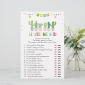 フィエスタ・サボテンは多肉性の彼は彼女はゲームを言った (スタンド正面)