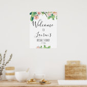 フィエスタ サボテン ブライダルシャワー ウェルカムサイン ポスター (キッチン)