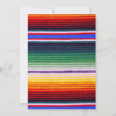 フィエスタ サボテン 卒業パーティー 招待状 黒 (裏面)