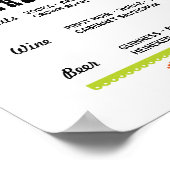 フィエスタ・ザ・バー・パーティー・イベント・サイン・エンゲージメント・シャワー ポスター (角)