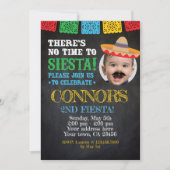 フィエスタ、シンコ·デ·マヨ誕生日と写真 招待状 (正面)