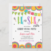 フィエスタ·ジェンダーが彼または彼女·エスタ·ジェンダー·リビールを公開  招待状 (正面)