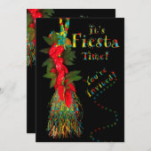 フィエスタ・セレブレーション招待状 ホットチリペッパー 招待状 (正面/裏面)