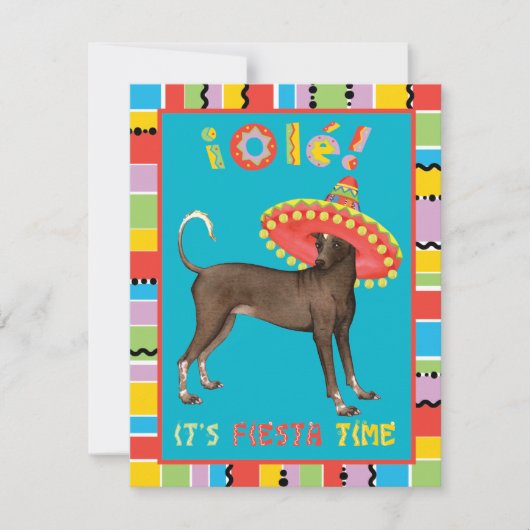 フィエスタ・ソロ 招待状 (正面)