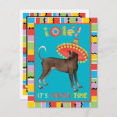 フィエスタ・ソロ 招待状 (正面/裏面)