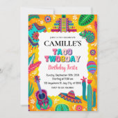 フィエスタ・タコ・ツーデイバーサデー🎉🌮 招待状 (正面)