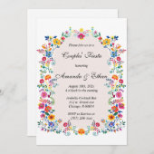 フィエスタ テーマのカップルパーティー 招待状 (正面/裏面)