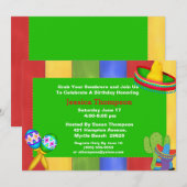 フィエスタ バースデー インビテーション (正面/裏面)