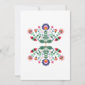 フィエスタ バースデー パーティー メキシコ 誕生日招待状 招待状 (裏面)