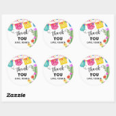 フィエスタ バースデー パーティー 招待状 メキシカン テーマ ラウンドシール (シート)