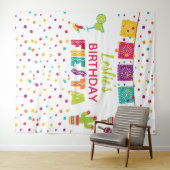 フィエスタ バースデー 背景 - WH タペストリー (インサイチュ(横))