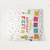 フィエスタ バースデー 背景 - WH タペストリー (正面(横))