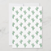 フィエスタ パーティー ピニャータ アースカラー ミューテッドカラー 招待状 (裏面)