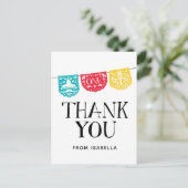 フィエスタ ファースト バースデー 感謝を伝えるポストカード ポストカード (スタンド正面)