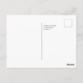 フィエスタ ファースト バースデー 感謝を伝えるポストカード ポストカード (裏面)