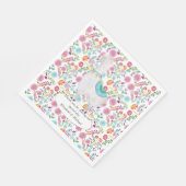 フィエスタ フォークアート フラワーラマ ウェディング オーダーメイド スタンダードランチョンナプキン (角)