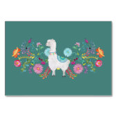 フィエスタ フォークアート フローラル ラマ ウェディング カスタマイズ可能 テーブルナンバー (裏面)