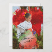 フィエスタ フラワー グラシアス 2555 サンクス サンキューカード (正面)