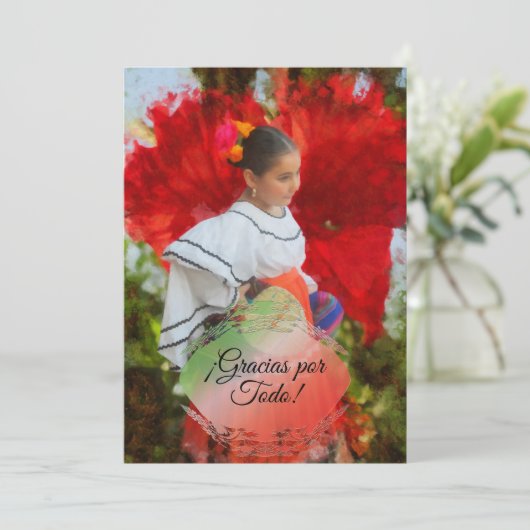 フィエスタ フラワー グラシアス 2555 サンクス サンキューカード (スタンド正面)