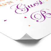 フィエスタ ブライダルシャワー ゲーム サイン 8x10 (角)