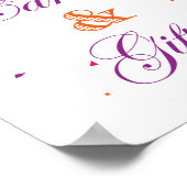 フィエスタ ブライダルシャワー ゲーム サイン 8x10 (角)